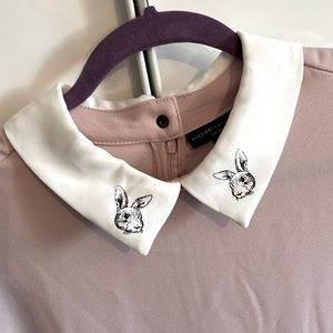 🐇 Victoria Beckham Bunny Blush Dress, Size XLarge  New in Bag🌸